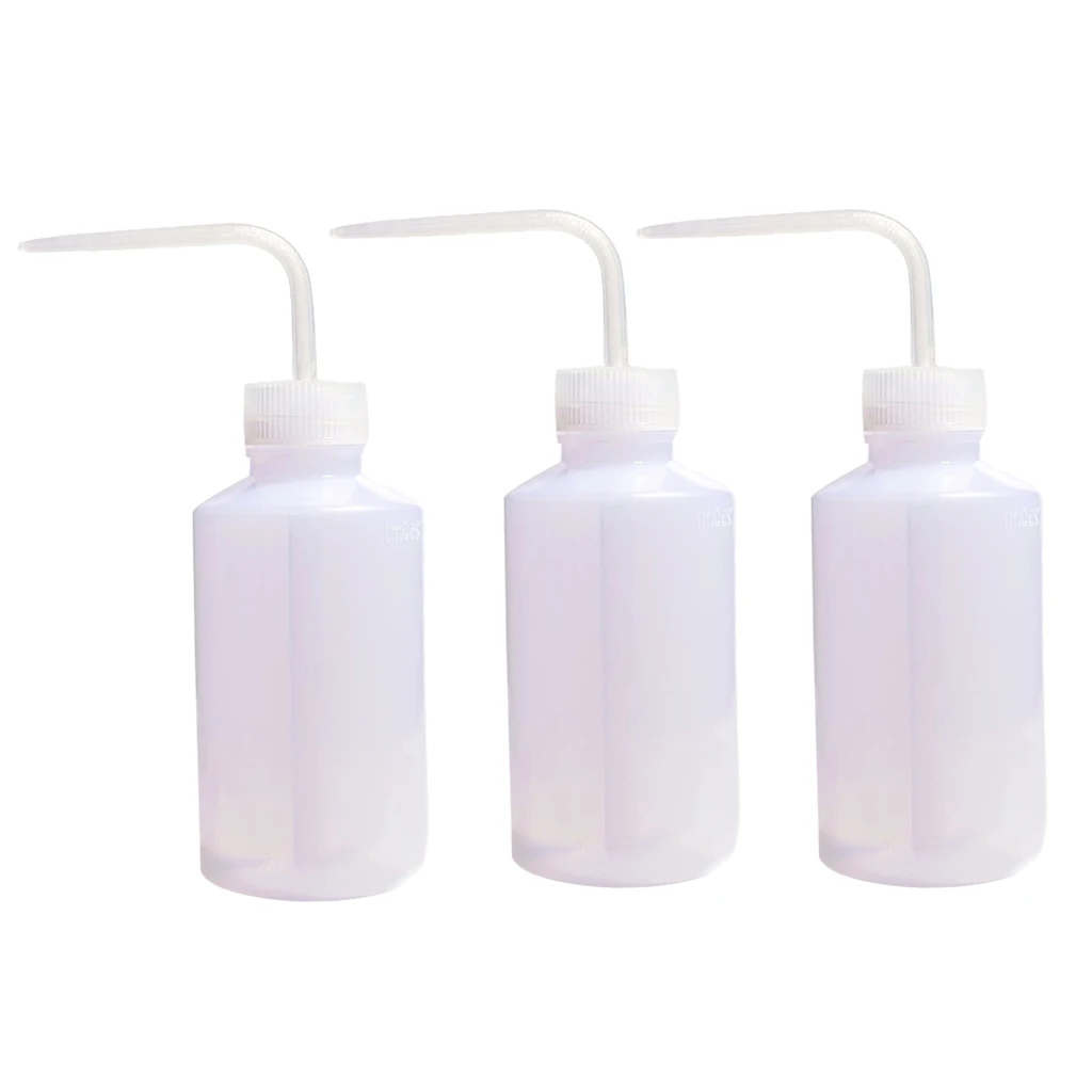 3 Pieces Tattoo Squeeze Bottles Diffuser Wash Green Soap Non Spray 250ml 8oz