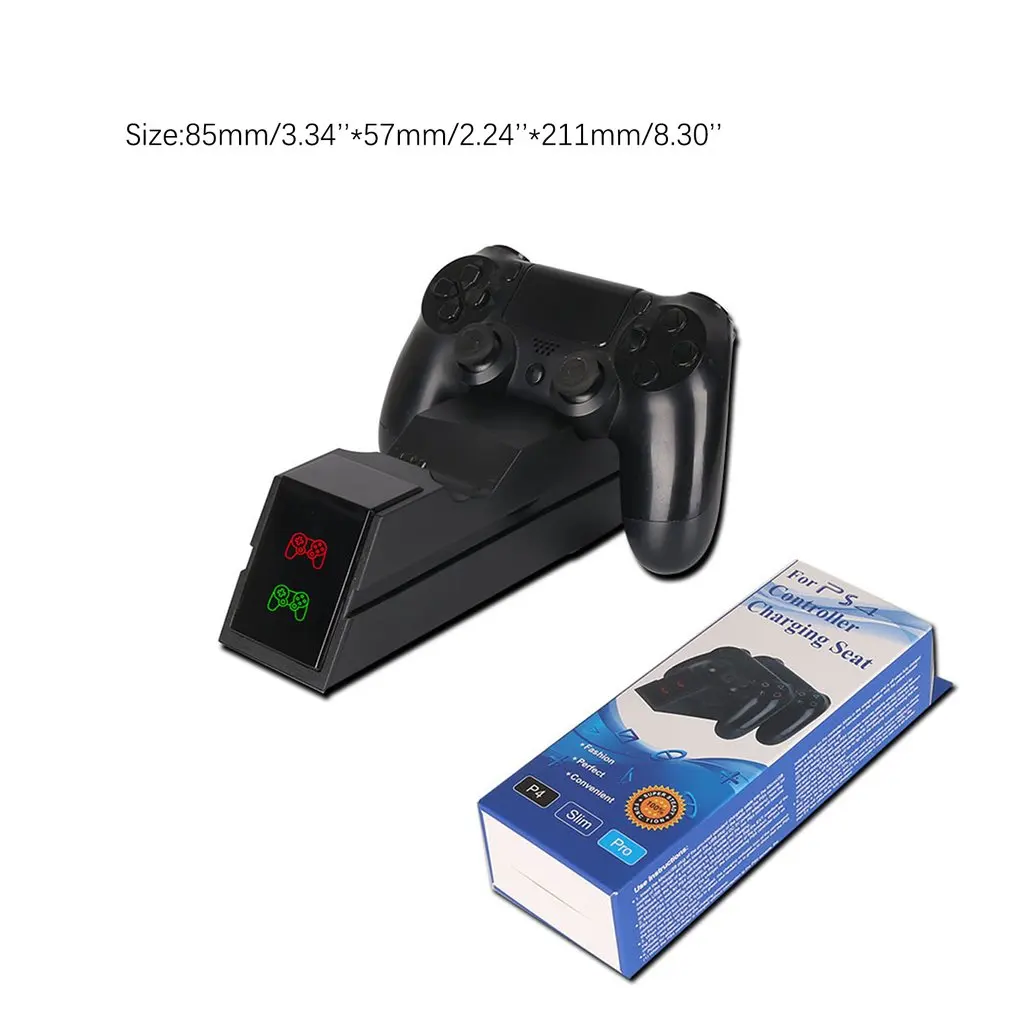 Для PS4 контроллер быстрой зарядки док-станция Подставка Dualshock USB кабель зарядное устройство База