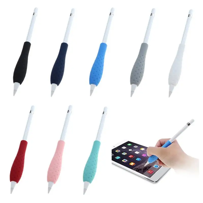 Стилус для сенсорного экрана силиконовый держатель Apple Pencil защитный чехол