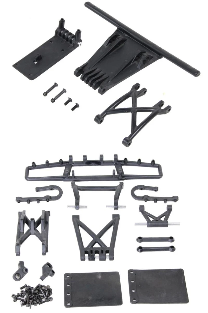 Нейлоновый передний бампер + задний для HPI KM Rovan baja 5SC Запчасти радиоуправляемых