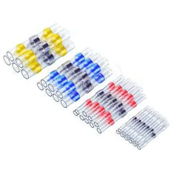 

300PCS Solder Seal Wire Connectors, Heat Shrink Butt Connectors Terminals Electrical Wire Connectors Insulated Waterproof Marine