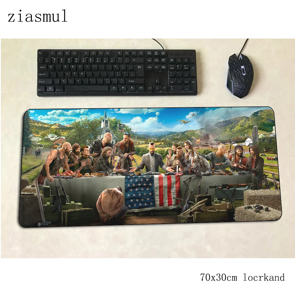Far Cry Mouse Pad Gamer Cute 70X30Cm Gaming Mousepad Pc Notbook Desk Mat Padmouse Games Xl Gamer Mats Gamepad