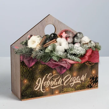 

Box envelope "trees", 20.5 × 18 × 6 cm