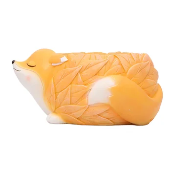 

1PC Animal Flowerpot Decor Resin Flowerpot Adornments for Home Yard Garden Office