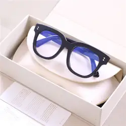 2019 круглый UNA C Ацетат Ручной работы оправа для женщин, очки с принтом «Johnny Depp» для мужчин, брендовая дизайнерская компьютерная оптическая