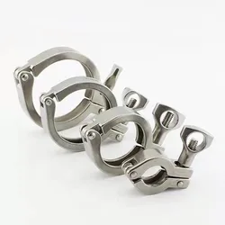 50.5mm/64mm/77.5mm/91mm/119m Tri Clamp complete sizes 304 Stainless Steel 1.2