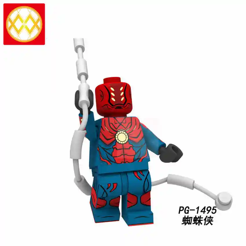 100 шт. PG8180 колосс кабель Росомаха игрушечная фигурка Harley Quinn Deadpool Spiederman Супер герои, строительные блоки, игрушки для детей