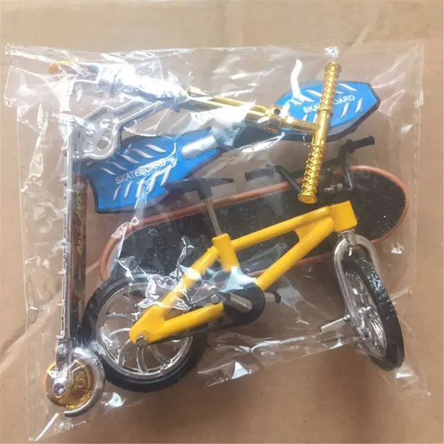 1Set  Mini Scooter Two Wheel Scooter Children's Educational Toys Finger Scooter Bike Fingerboard Skateboard 5