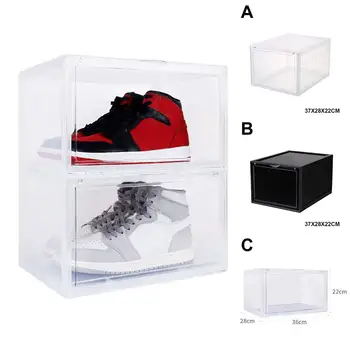 

Shoe Box Display Collection Storage Box Transparent Shoe Sneakers Storage Drawer Style Acrylic Shoe Box SDF-SHIP