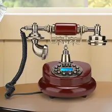 MS-6100B europejski styl Retro Push Button telefon wybierania salon dekoracji kreatywny dla biura domu klasyczne Telefono