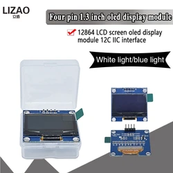 1.3 inch oled IIC Serial White Blue OLED Display Module 128X64 I2C SH1106 12864 LCD Screen Board VDD GND SCK SDA for Arduino