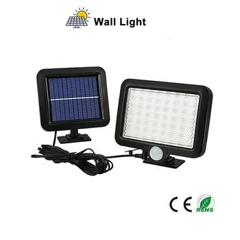 

Wireless Motion Sensor Solar light 56/30 LED Garden Path Wall Outdoor Street light 4 Modes Solar lamp Waterproof split mount 5M