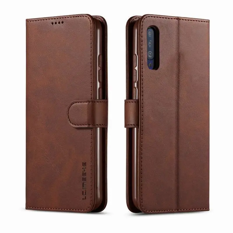 Кожаный чехол для Samsung Galaxy A50 A 50 с магнитной застежкой A50s 2019 роскошный защитный