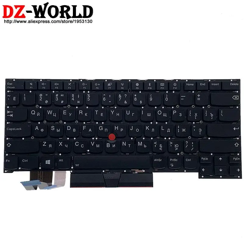 Original ru Russo Teclado Retroiluminado para Lenovo Thinkpad T490s T495s T14s Gen1 Computador Portátil Sn20r66061 Sn20r66133 Sn20w19578 Novo Teclado de substituição - Imagem 4