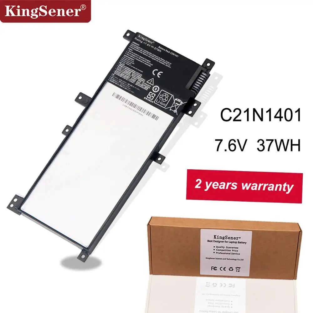 KingSener C21N1401 Аккумулятор для ноутбука ASUS X455L X455LA X455LD X455LF X455LN F455L F455LD R455LD Y483L Y483LD W419L K455L