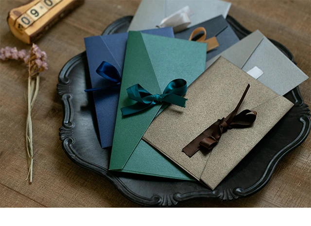 Buste Colorate Con Nastro 24 Pezzi - Buste Perle Per Inviti, Regali, Compleanni, Matrimoni