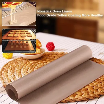 

Reusable Non Stick Baking Paper High Temperature Resistant Teflon Sheet Oven Microwave Grill Baking Mat Baking Tools