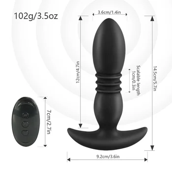 Wireless Anal Plug Male Masturbator Anal Vibrator Dildo For Men Prostate Massager G-spot Stimulation Adult Sex Toys for Men Shop 6