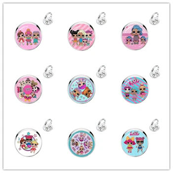 

Classic Cartoon Characters Adjustable Rings 16mm Glass Cabochon Fashion Jewelry Kawaii Gift For Women Girls Kids Birthday