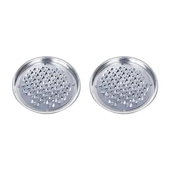 

2PCS Protable Mosquito Coils Tray Mosquito Coils Plate Sandalwood Coil Holder Durable Round Alloy Mosquito Coil Tray Home Tool