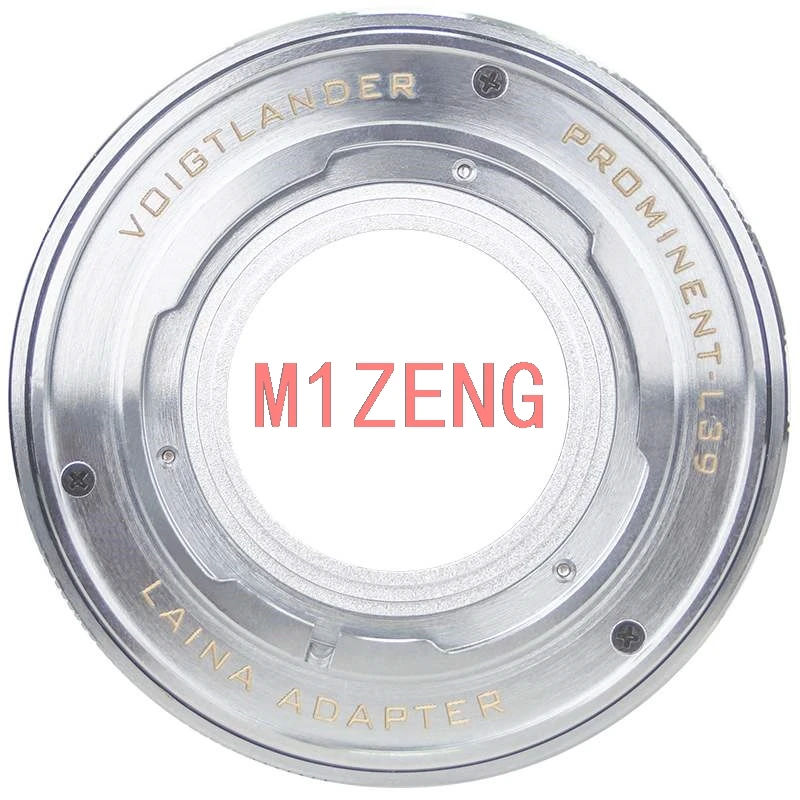 Anello Adattatore Elicoidale Prominent-L39 Per Obiettivo Voigtlander Da 50Mm A Vite Leica L39 Fotocamera Mirrorless Sony E M4/3 Fx