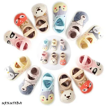 

Comfortable Lovely Novelty Cartoon Animal Print 1Pairs Toddler Sock Shoe Soft Baby Non-Skid Slipper Anti-Slip Infant Girl Boy