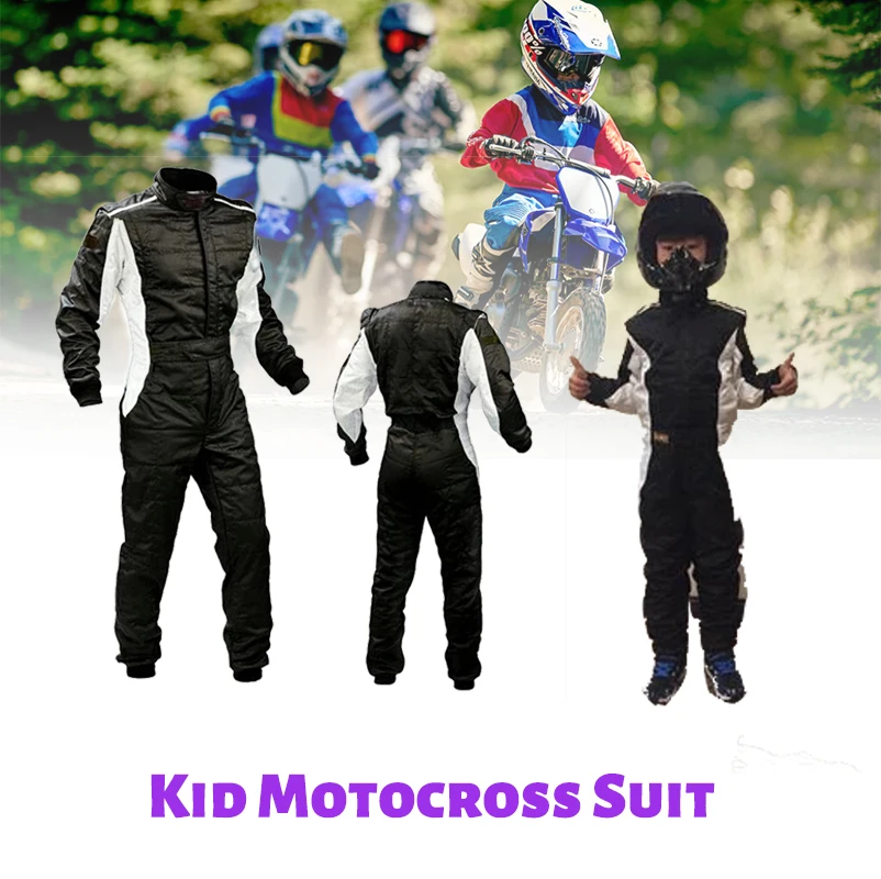 Children's Karting Racing Drift Club Training Suit Kids Automobile F1 ...