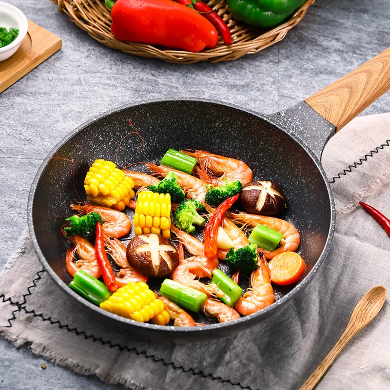 

Stone Pan Non-stick Frying Pan Household Small Omelette Pot Induction Cooker Special Multi-function Breakfast Pot