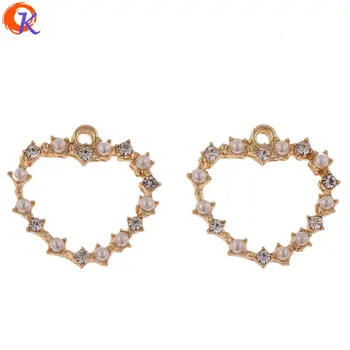 

Cordial Design 50Pcs 22*21MM Jewelry Accessories/DIY Making/Hand Made/Rhinestone Imitation Pearl/Earrings Parts/Earring Findings