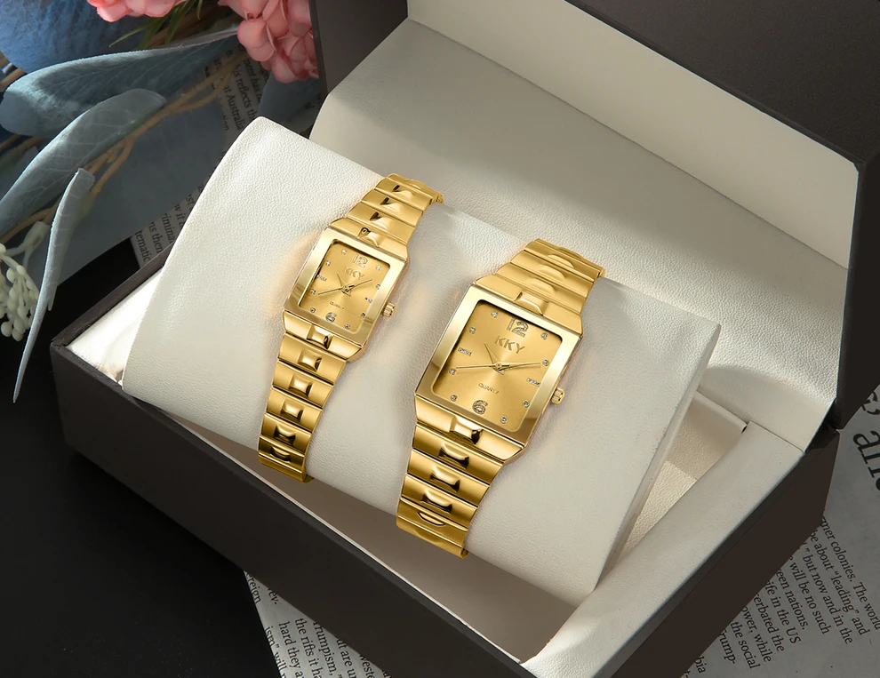New Hotest Sale Creative Couple Watch 2022 Men's Women Watches KKY Brand Luxury Quartz Female Clock Waterproof lovers WristWatch