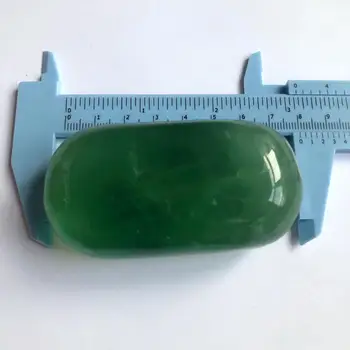 

Natural color fluorite polishing palm stone Hand play