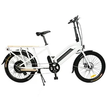 Груза падения США/CA 24 дюймов 48V750W грузовой Ebike с задним двигателем ступицы и 500C красочный дисплей для семьи или UberEats