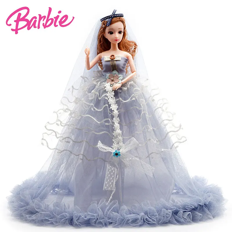 Mattel kawaii Барби игрушки для девочек свадебная кукла девочка игрушка силиконовая кукла для девочек игры для девочек игровая поверхность для создания принта 40 см подарок