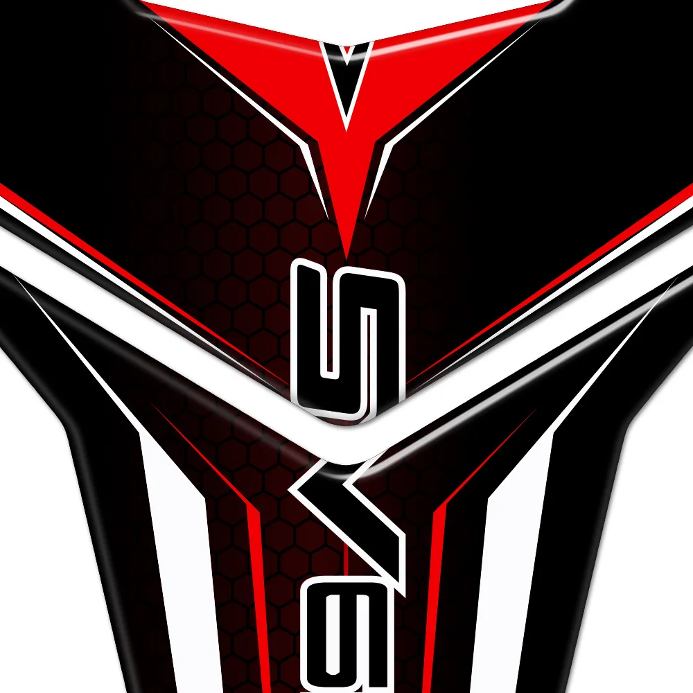 Color : A Nouveau Pad r/éservoir de moto 3D Protecteur Decal Stickers cas for Suzuki SV650 SV650S SV650X SV 650 R/éservoir Toutes les ann/ées