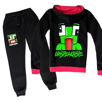 

UNSPEAKABLE Children Clothes Spring Autumn Kids Hoodies Sets Ball Print Toddler Baby Boys Girls Sweatshirt Pants 2pcs Set Casual