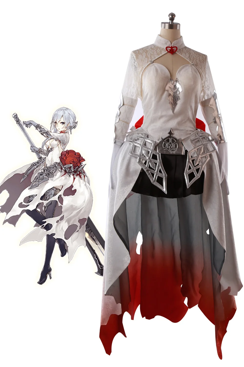 Игра SINoALICE Белоснежка Лолита платье Косплей Костюм на заказ любой размер |