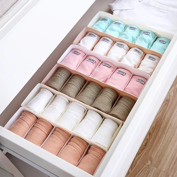 

Stackable socks storage box plastic underwear socks box Desktop drawers compartment underwear finishing box ZSP2199