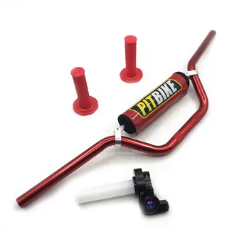 22mm Handlebar 7/8" Handle Bar With bar Pads Handle Grips and Settle Twist Throttle For Motorcycle Dirt Pit Bike