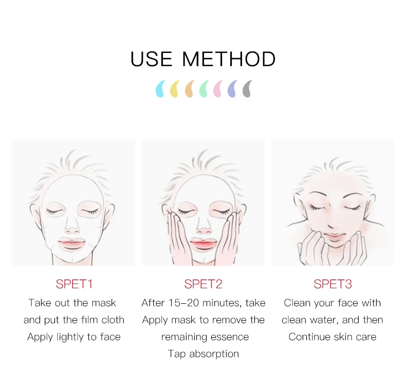 OEM ODM VENZEN moisturizing nourishing Chamomile pearl caviar tea snail hyaluronic acid facial mask set