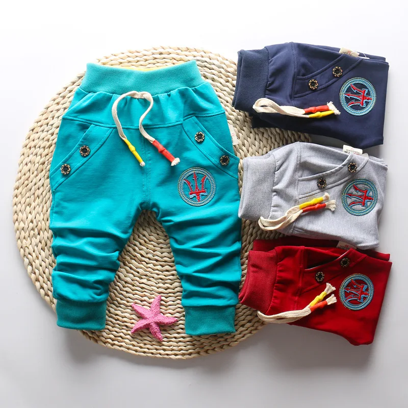 19 Korean-style Fashion Crawler Spring And Autumn Male Baby Pure Cotton Trousers Infants 0-4-Year-Old Pants New Style Small CHIL