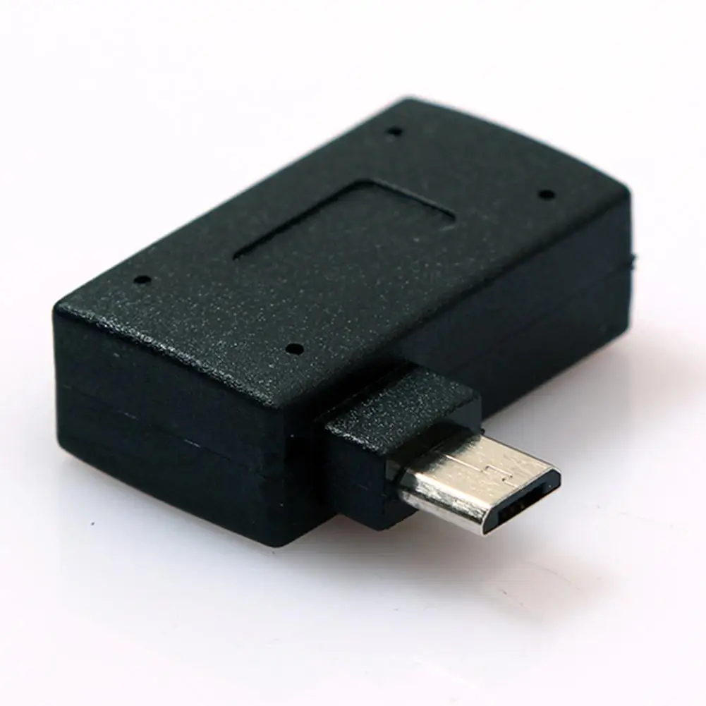 2 шт. Мини Micro USB 0 OTG кабель адаптер 90 градусов левый и правый Хост конвертер для