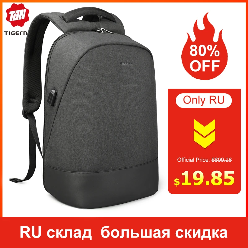 Venta de liquidación, Tigernu, mochila para hombre, para ordenador portátil informal de 15,6 pulgadas, bolsa de viaje, almacén RU, entrega rápida, precio más - AliExpress