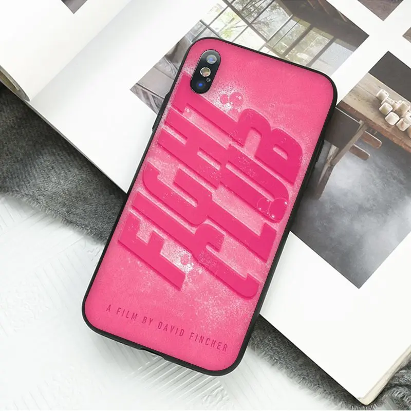 A14 Yinuoda фильм бой клуб рукоделие принт рисунок телефон чехол оболочка для iPhone 8 7 6 6S Plus 5 5S SE XR X XS MAX Coque Shell - Цвет: A14