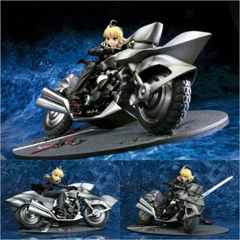 

Anime Fate Grand Order Saber Alter Altria Pendragon with 1/8 Motorcycle Scale Painted PVC Action Figure Model Toy Doll Gift