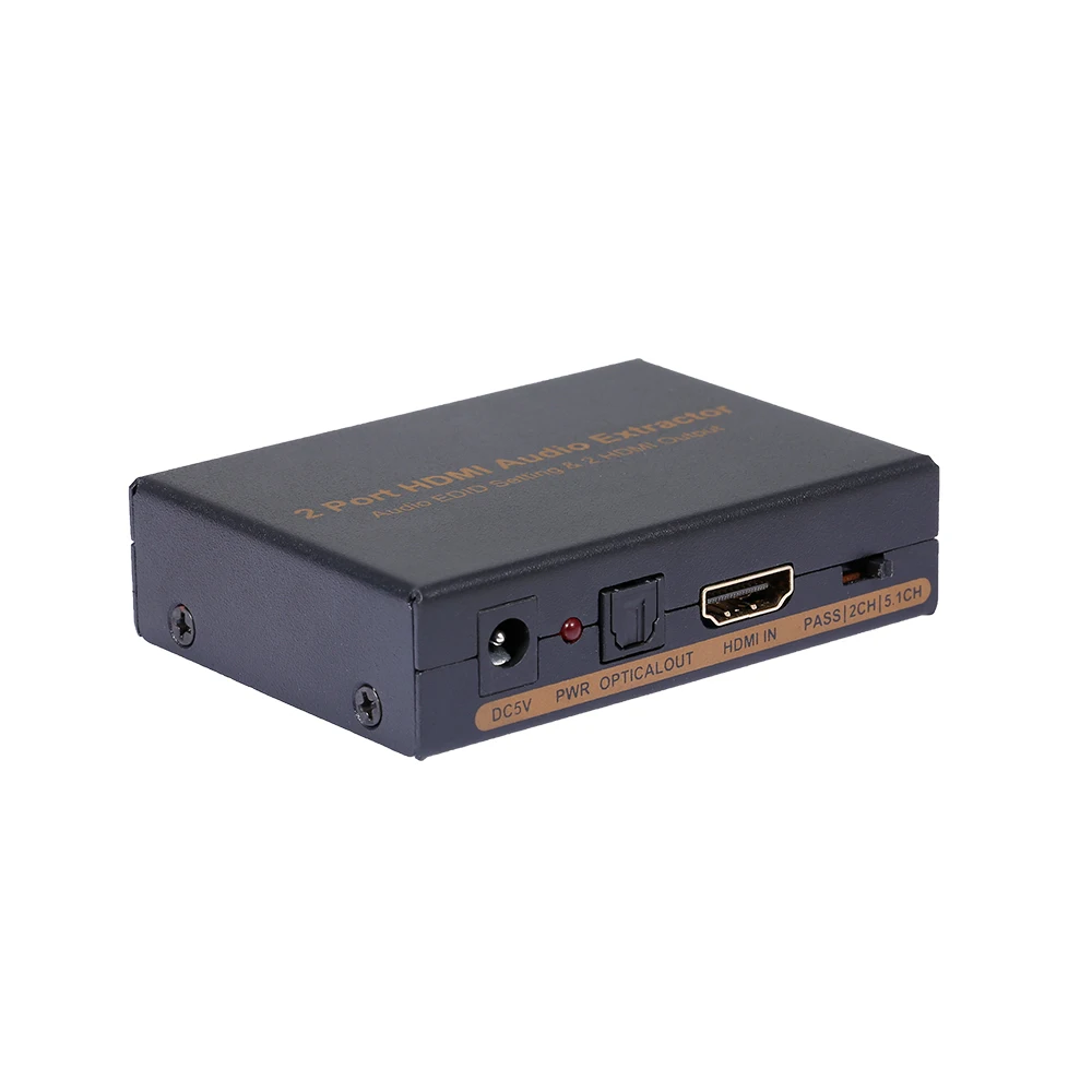 Устройство для экстракции аудио 2 порта HDMI сплиттер видеопереключатель