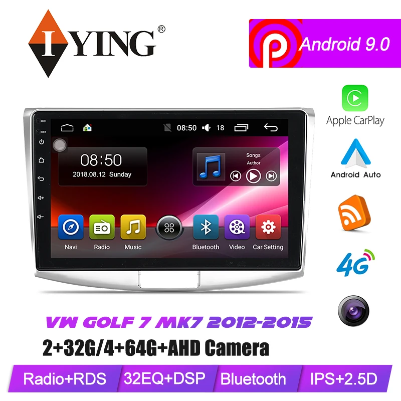 Best IYING Car Multimedia Video Player For Volkswagen Golf 7 MK7 2012-2015 Android 9.0 Octa Core 10.1” Car Radio GPS Navigation Audio 0 Best IYING Car Multimedia Video Player For Volkswagen Golf 7 MK7 2012-2015 Android 9.0 Octa Core 10.1” Car Radio GPS Navigation Audio 0