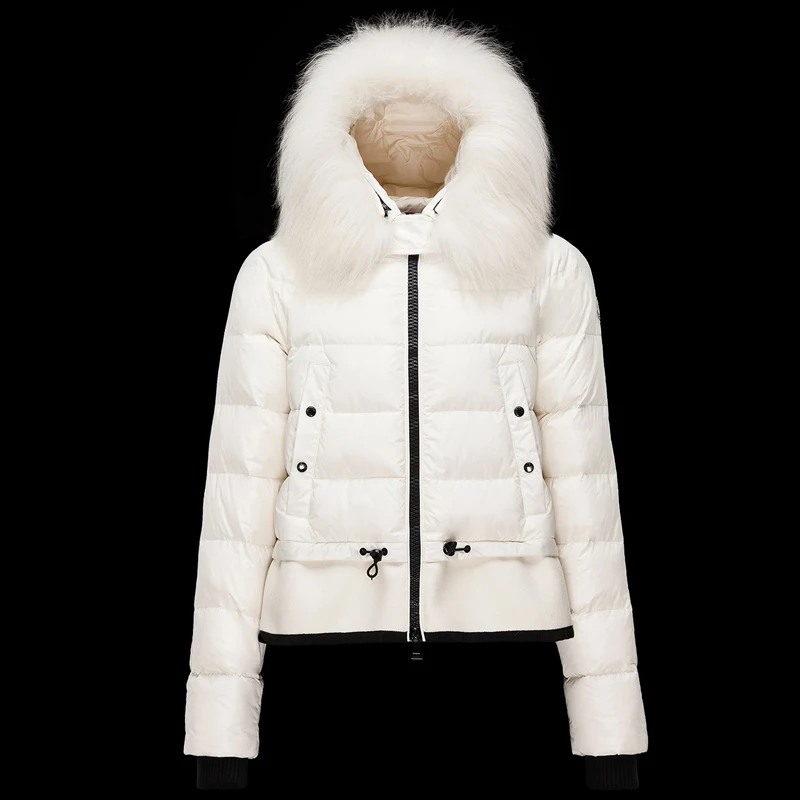 

2020 Women Winter MON Down Jacket Hoodied Warm Parka Winter Thicken Zipper Women Down Coat Doudoune Manteau Femme Hiver