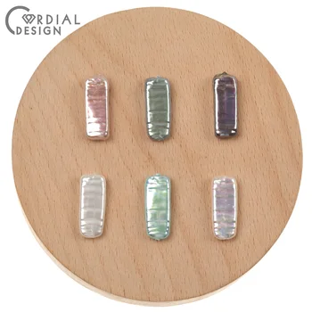 

Cordial Design 8*22mm 100Pcs Imitation Pearl Beads/Jewelry Accessories/Aurora Effect/DIY Beads Making/Hand Made/Earring Findings