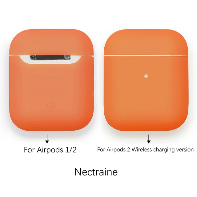 Soft Silicone Cases For Apple Airpods 1/2 Protective Bluetooth Wireless Earphone Cover For Air Pods Luxury Charging Box Bags Nectraine