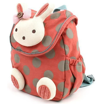 

3D Cute Rabbit Toddler Kids Backpack Animal Cartoon Lunch Boxes Carry Bag Pre School Elementary Schoolbag